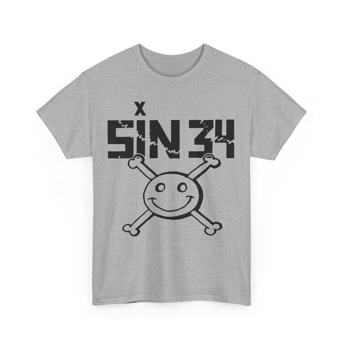 Sin 34 band t shirt punk hardcore Unisex Heavy Cotton Tee – Zee