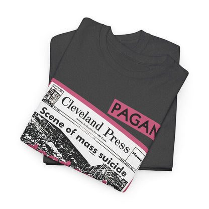 the Pagans band Cleveland punk hardcore t shirt of Unisex Heavy Cotton