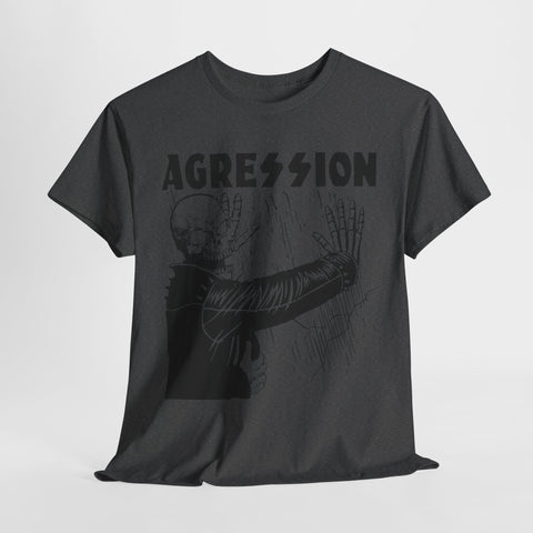Agression  punk hardcore t shirt of Unisex Heavy Cotton