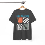 Fire Engines band t shirt  Unisex Heavy Cotton Tee