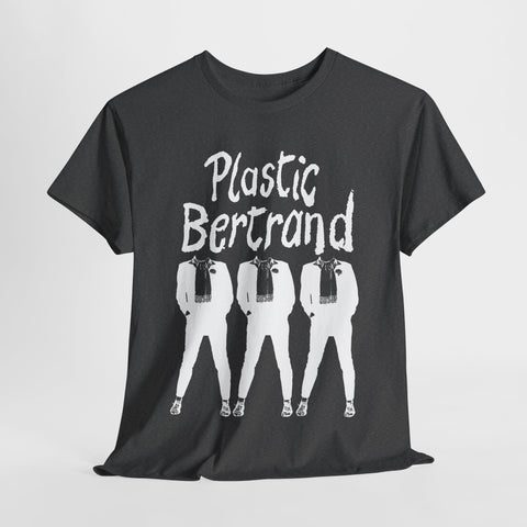 Plastic Bertrand band t shirt  Unisex Heavy Cotton Tee