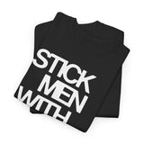 Stickmen With Rayguns  band t shirt t shirt    punk hardcore   Unisex Heavy Cotton Tee