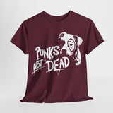 Punks Not Dead  band t shirt of Unisex Heavy Cotton Tee