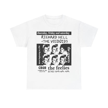 Voidoids flyer art t shirt richard hell  feelies  Unisex Heavy Cotton Tee