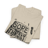 Sore Throat   band  t shirt   punk  Unisex Heavy Cotton Tee