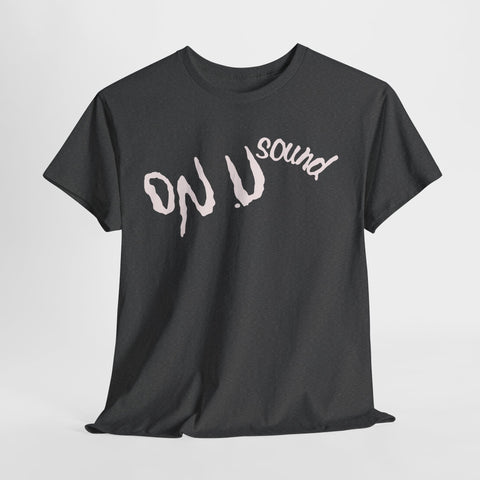 On U sound   records t shirt  Unisex Heavy Cotton Tee