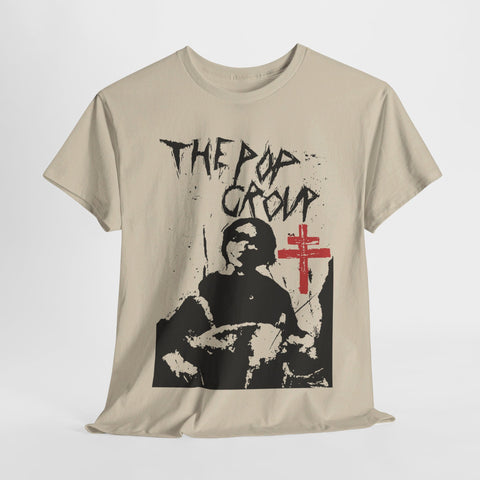 the Pop Group  band  t shirt  Unisex Heavy Cotton Tee