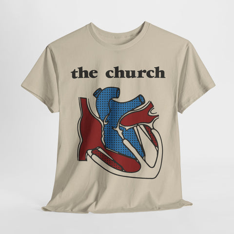 the Church  band     t shirt      Unisex Heavy Cotton Tee