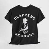 Clappers Records  t shirt  dub reggae Unisex Heavy Cotton Tee