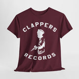 Clappers Records  t shirt  dub reggae Unisex Heavy Cotton Tee