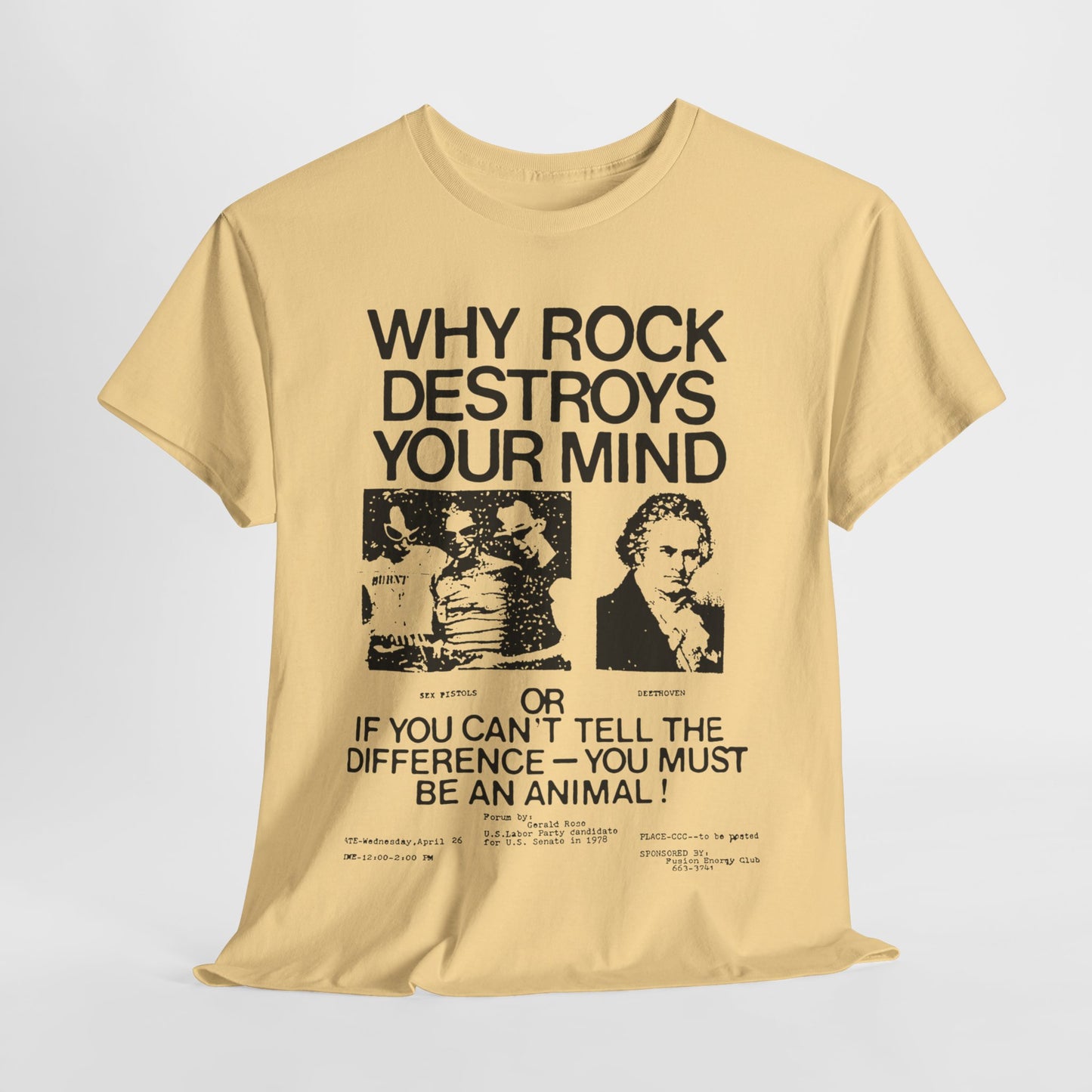 Why rock Destroys your Mind band t shirt of Unisex Heavy Cotton