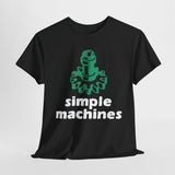 Simple Machines label t shirt  Unisex Heavy Cotton Tee