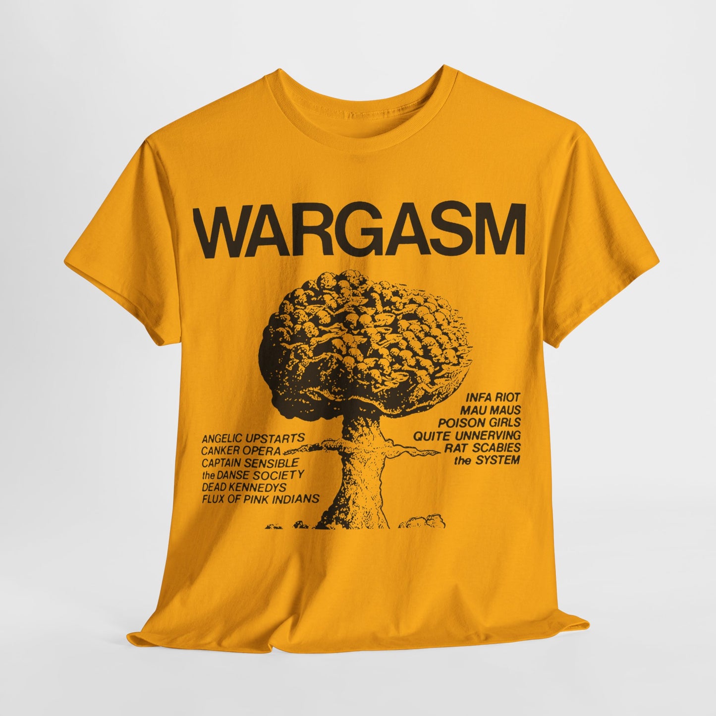 Wargasm punk compilation t shirt Unisex Heavy Cotton Tee