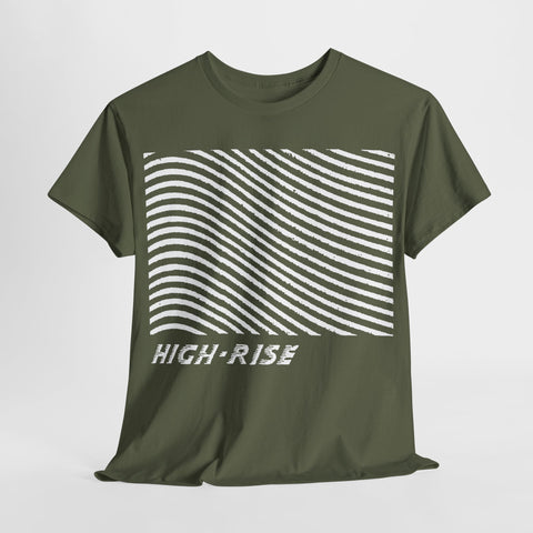 High Rise  band  t shirt     Unisex Heavy Cotton Tee