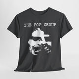 the Pop Group   band  t shirt  Unisex Heavy Cotton Tee