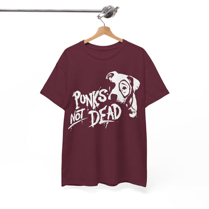 Punks Not Dead  band t shirt of Unisex Heavy Cotton Tee