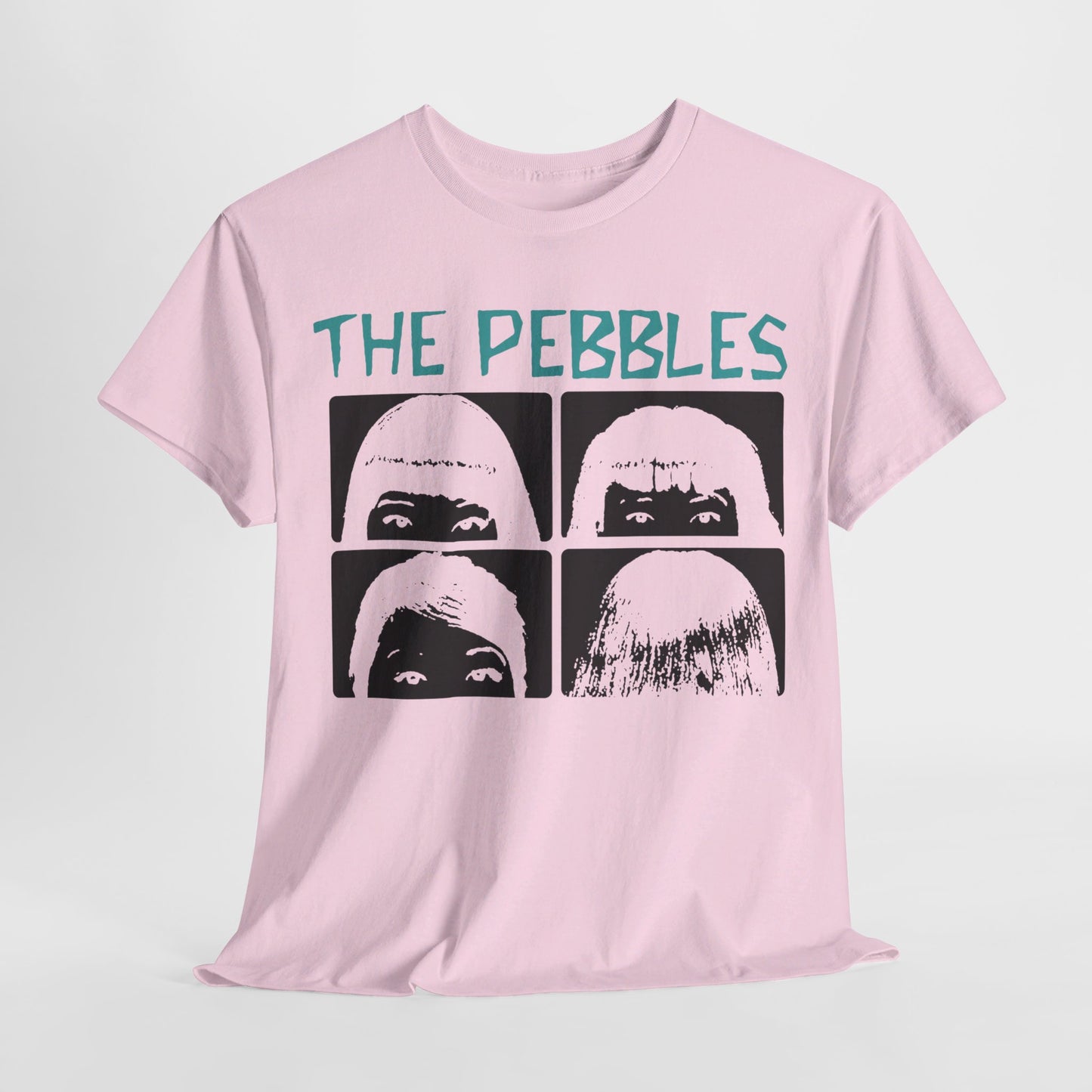 the Pebbles  band  t shirt  Unisex Heavy Cotton Tee