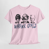 Marine Girls band  t shirt   punk  Unisex Heavy Cotton Tee