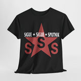 Sigue sigue Sputnik band   t shirt     Unisex Heavy Cotton Tee