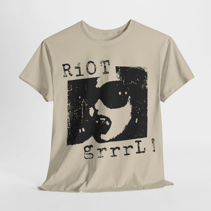 Riot Grrrl    t shirt Unisex Heavy Cotton Tee