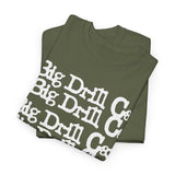 Big Drill Car band  t shirt  Unisex Heavy Cotton Tee