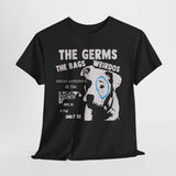 germs whisky show flyer art  band t shirt  Unisex Heavy Cotton Tee