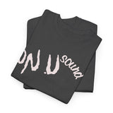 On U sound   records t shirt  Unisex Heavy Cotton Tee