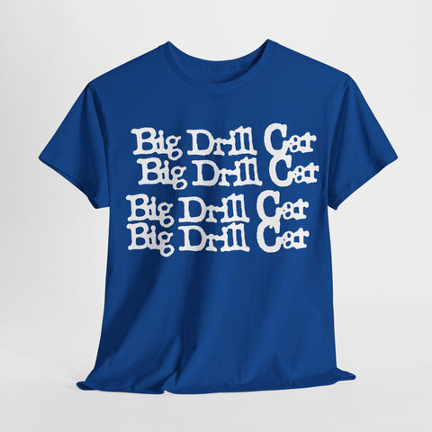 Big Drill Car band  t shirt  Unisex Heavy Cotton Tee