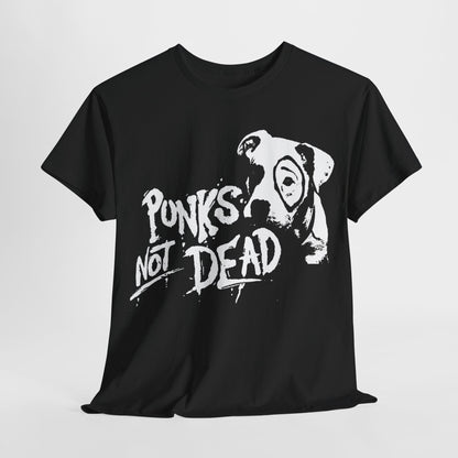 Punks Not Dead  band t shirt of Unisex Heavy Cotton Tee