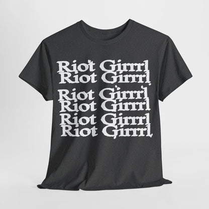 Riot Grrrl  t shirt t shirt  oi  punk hardcore   Unisex Heavy Cotton Tee