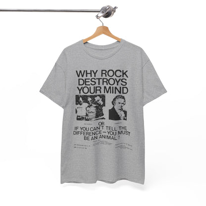 Why rock Destroys your Mind band t shirt of Unisex Heavy Cotton