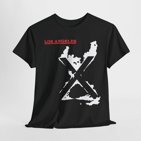 X the band shirt las Angeles t shirt flesh eater punk hardcore   Unisex Heavy Cotton Tee