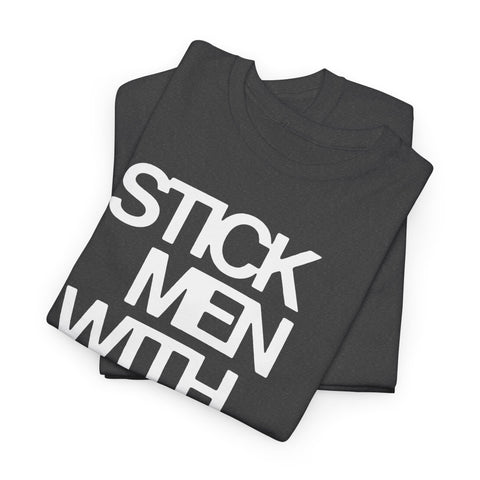 Stickmen With Rayguns  band t shirt t shirt    punk hardcore   Unisex Heavy Cotton Tee