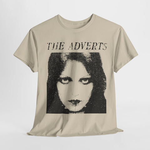 the Adverts  band  t shirt   punk  Unisex Heavy Cotton Tee