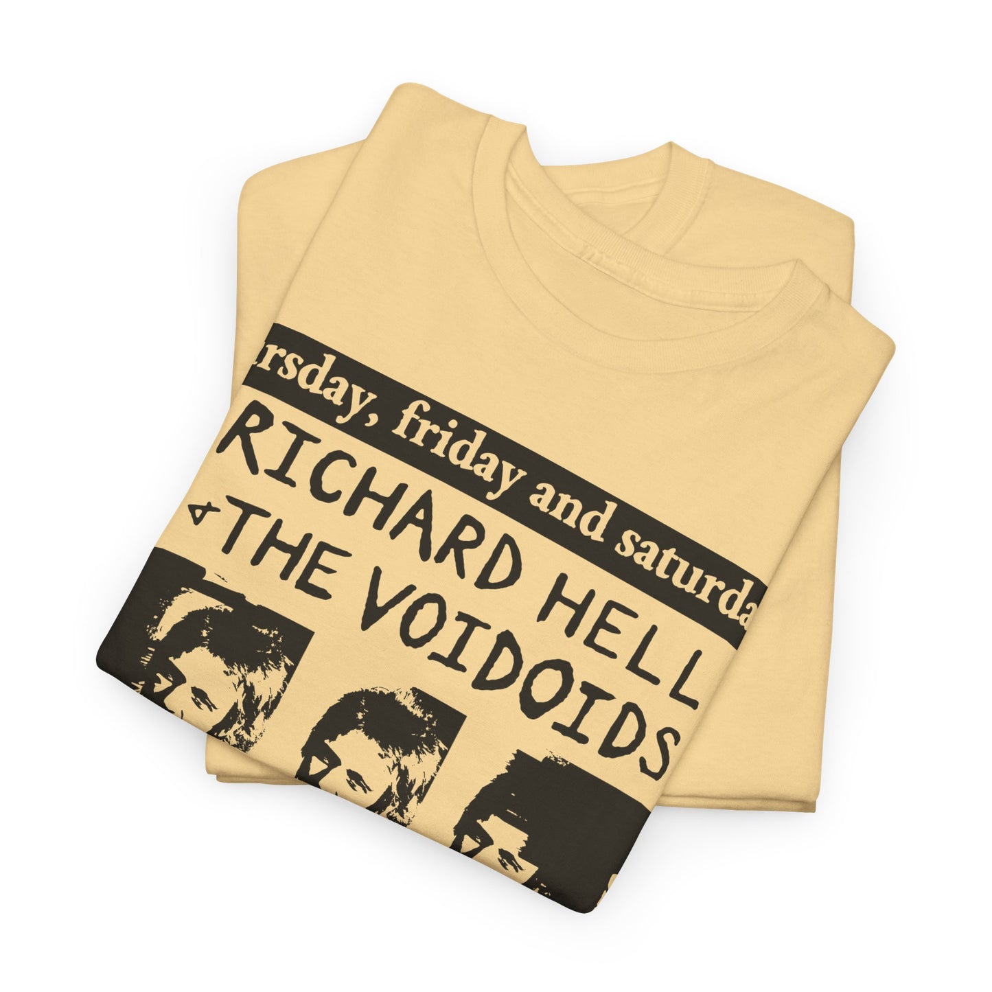 Voidoids flyer art t shirt richard hell  feelies  Unisex Heavy Cotton Tee