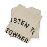 Listen to Townes Van Zandt band  t shirt   punk Unisex Heavy Cotton Tee