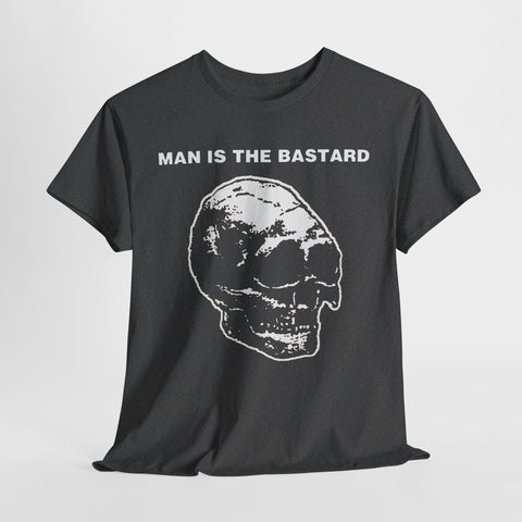 Man is the Bastard band   Unisex Heavy Cotton Tee