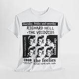 Richard Hell and the Voidoids  flyer art band t shirt Unisex Heavy Cotton Tee