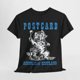 Postcard Records of Scotland shirt  of Unisex Heavy Cotton Tee