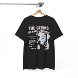 germs whisky show flyer art  band t shirt  Unisex Heavy Cotton Tee