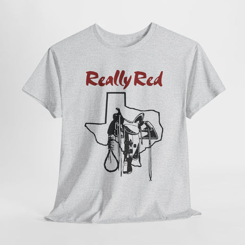 Really Red band  t shirt   punk texas hardcore Unisex Heavy Cotton Tee