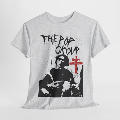 the Pop Group  band  t shirt  Unisex Heavy Cotton Tee