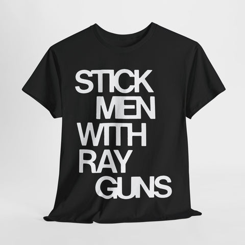 Stickmen With Rayguns  band t shirt t shirt    punk hardcore   Unisex Heavy Cotton Tee