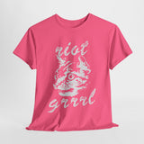 Riot Girrrl cat shirt  Unisex Heavy Cotton Tee