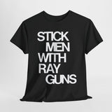 Stickmen With Rayguns  band t shirt t shirt    punk hardcore   Unisex Heavy Cotton Tee