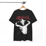 Dayglo Abortions  band dayglow t shirt of Unisex Heavy Cotton Tee