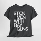 Stickmen With Rayguns  band t shirt t shirt    punk hardcore   Unisex Heavy Cotton Tee