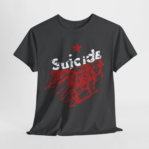 Suicide band  post punk  Unisex Heavy Cotton Tee