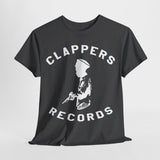 Clappers Records  t shirt  dub reggae Unisex Heavy Cotton Tee