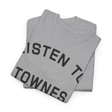 Listen to Townes Van Zandt band  t shirt   punk Unisex Heavy Cotton Tee